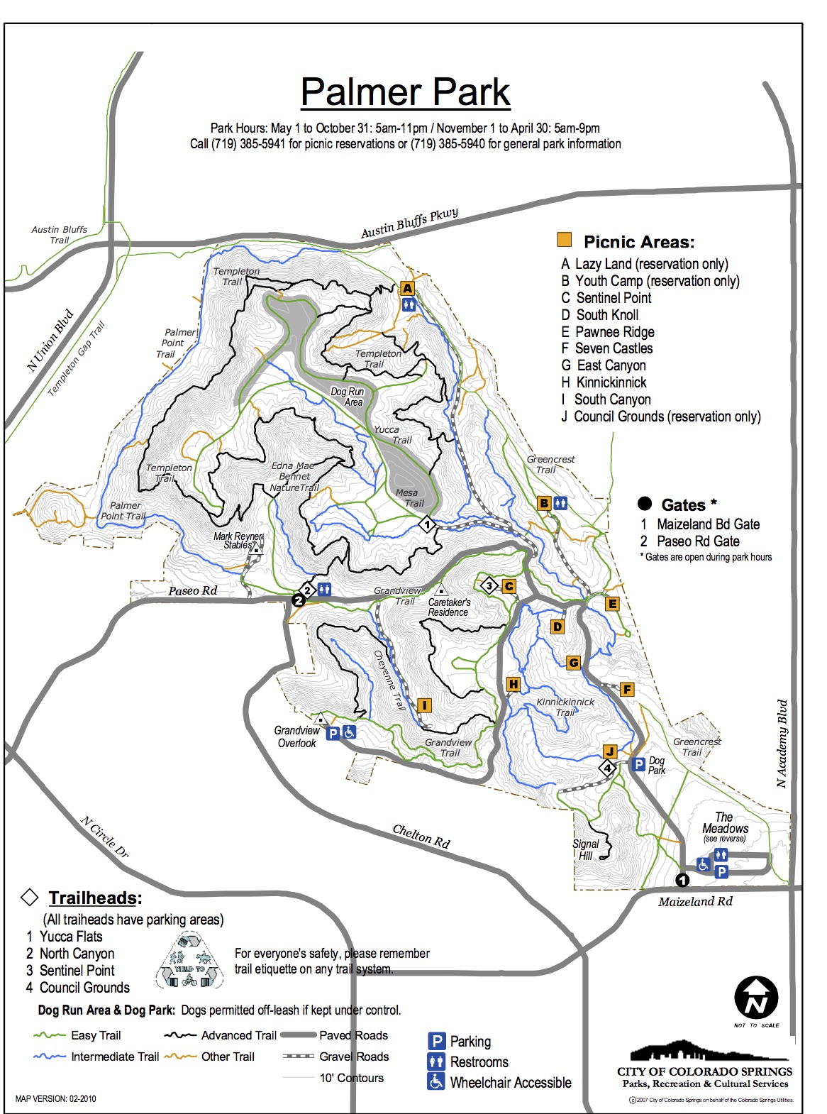 Palmer Park Colorado Springs Map – The World Map